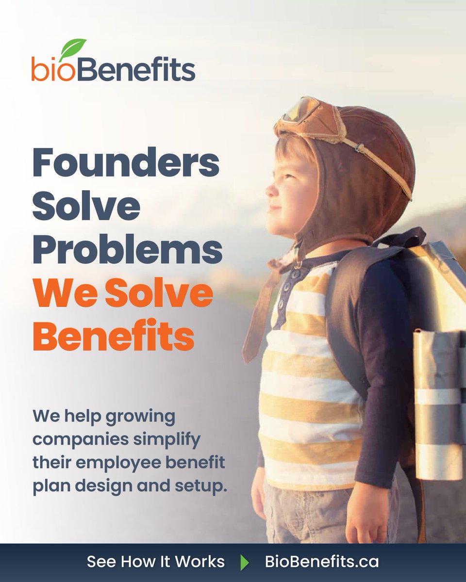 Founders have a lot to manage as companies grow.

Compliance. Finance. Hiring. Product development.

Employee benefits often become an afterthought until teams begin to expand.

BioBenefits helps innovation-driven companies build scalable benefits plans.

biobenefits.ca