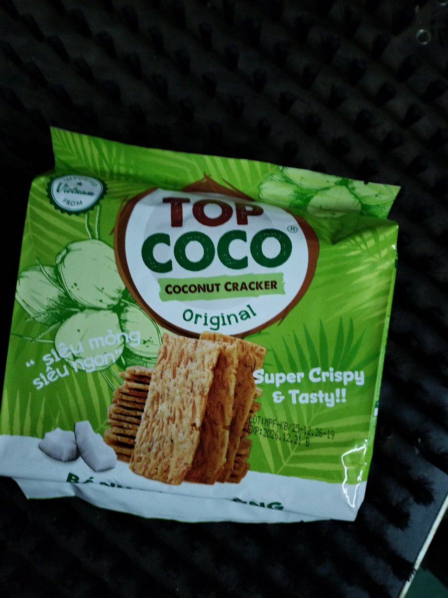#業務スーパー で売ってるコレ
変な味が全く無くて好きだな。
#リピート確定
#ココナッツ
#クラッカー
#VIETNAM
