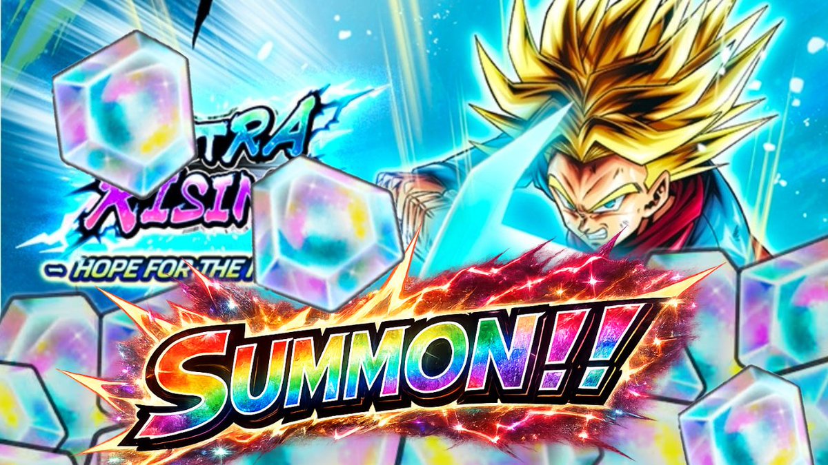 SUMMONING FOR ULTRA SOH TRUNKS!!Green sky simulator for days!!
#DBLegends
#Summons