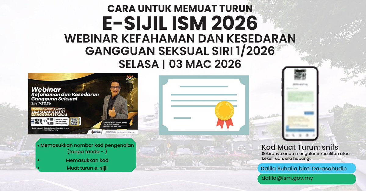 Institut Sosial Malaysia tweet media
