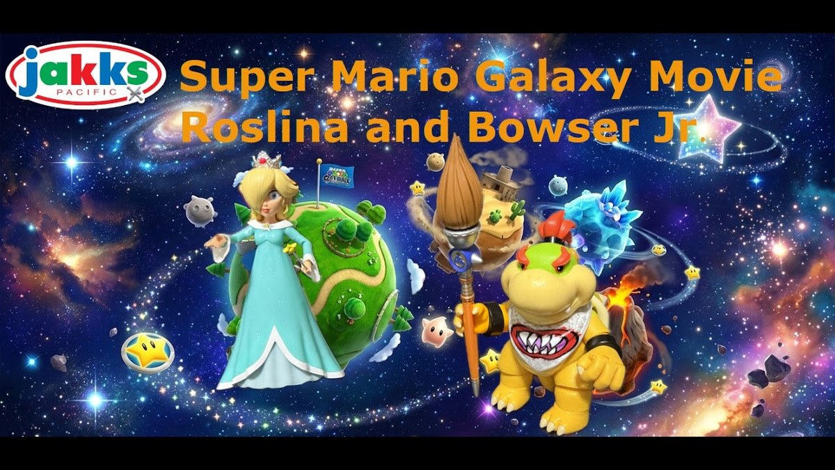 CoolToyReview's tweet photo. The second half of the Mario Galaxy Movie wave features a much improved Bowser Jr. and the first large-scale Rosalina by Jakks: https://t.co/kkkzuZC4q7 #supermariogalaxy https://t.co/8WOdrHhvJ8