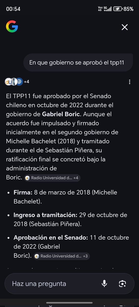 fcisternass's tweet photo. @LuisBahamondes @anzunza Es solo cosa de leer un poquito nada más...., el TPP11 se aprobó en el gobierno de tu ex presidente https://t.co/evQlm6lu2K