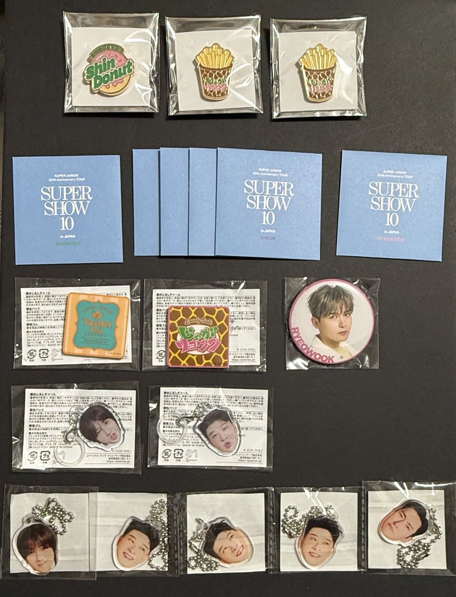 KHEH15's tweet photo. SUPERJUNIOR 20th anniversary TOUR 〈SUPER SHOW 10〉 in Japan 交換 希望

(譲)イトゥク･☆イェソン･シンドン･シウォン･リョウク

(求)ウニョク･キュヒョン＞ドンヘ･ヒチョル(身内分) 
※詳細はリプ参照

郵送＞都内手渡し
お気軽にお声掛けください。 https://t.co/fQ8KWZgtrg