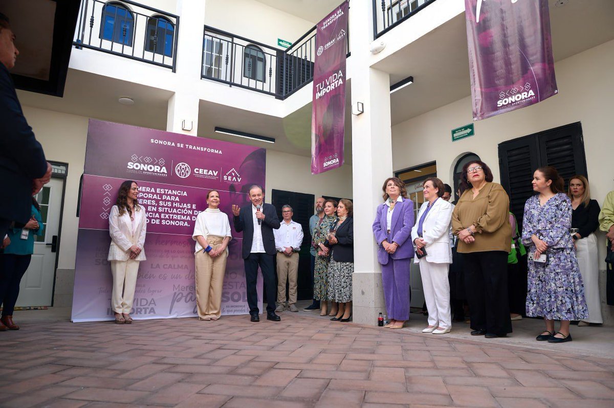 AlfonsoDurazo's tweet photo. La Estancia Temporal para Mujeres avanza a su segunda etapa, consolidando un modelo de protección con inversión de $24 MDP. Este espacio brinda refugio especializado, atención psicológica y asesoría jurídica, con un enfoque prioritario en la autonomía económica.
El objetivo es claro: garantizar entornos seguros y herramientas de vida para quienes enfrentan violencia extrema.

#SonoraSeTransforma #TierraDeOportunidades