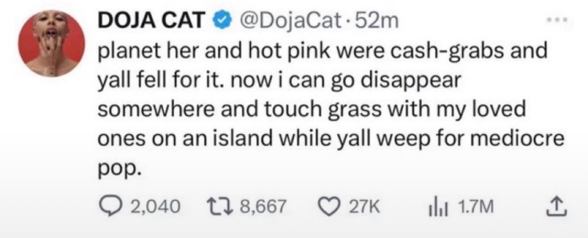 idk let’s ask doja