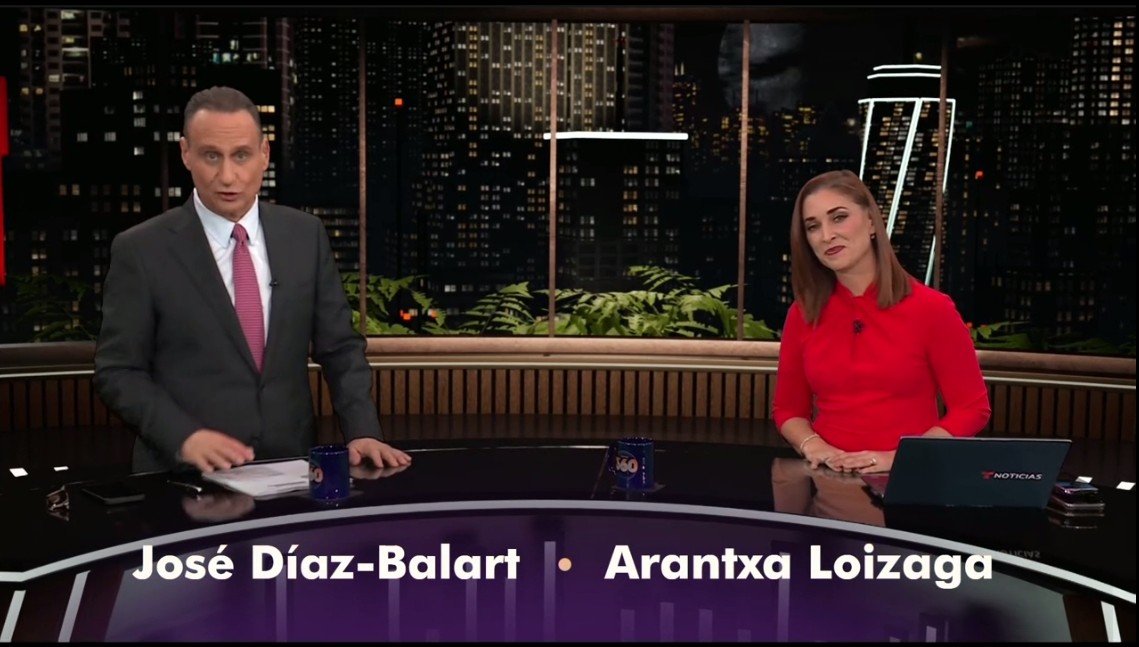 JoshuaX1993's tweet photo. ¡Buenas noches @arantxaloizaga, feliz miércoles, la dama de rojo🌹❤️💃! Me alegra verte esta noche en la sección de presentadoras de Noticias @Telemundo y streaming en #NTAhora🔴 360 junto a @jdbalart. ¡Nos vemos mañana, gracias Ara💐💖🤗! @WendyCastillo90 https://t.co/auy8uKjzjN https://t.co/l0yo3kTdAT