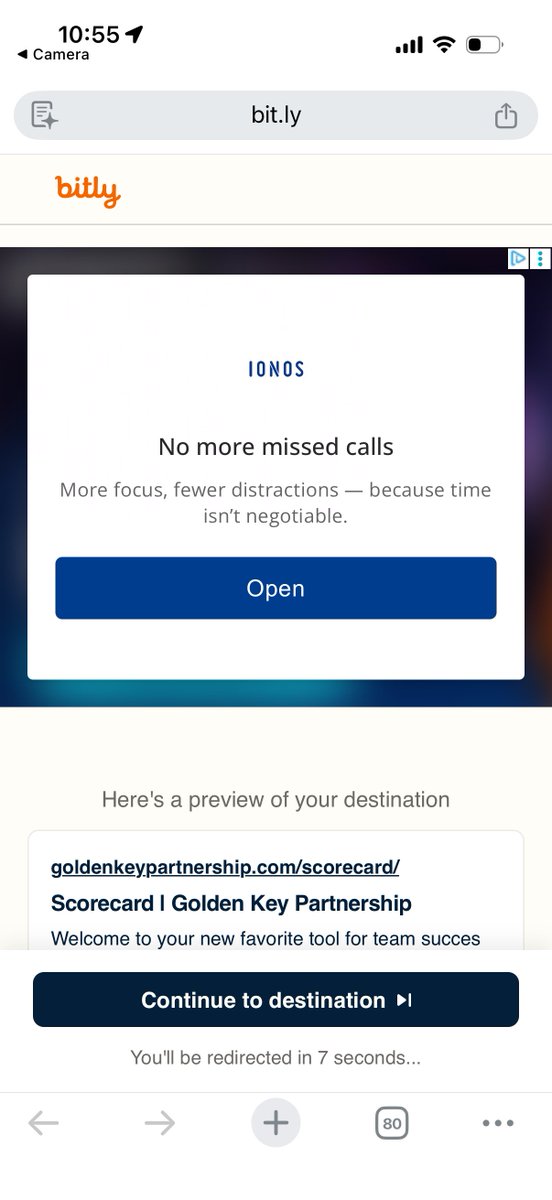 I'm bummed that I can no longer use <a href="/Bitly/">Bitly - The Connections Platform</a> for my QR codes because they put a "in between page" that confuses all my speaking attendees to click the spam/ad and/or think my legit link is spam.  I don't know when they started doing this but this is terrible <a href="/BitlyCSChannel/">Bitly Customer Support Channel</a>