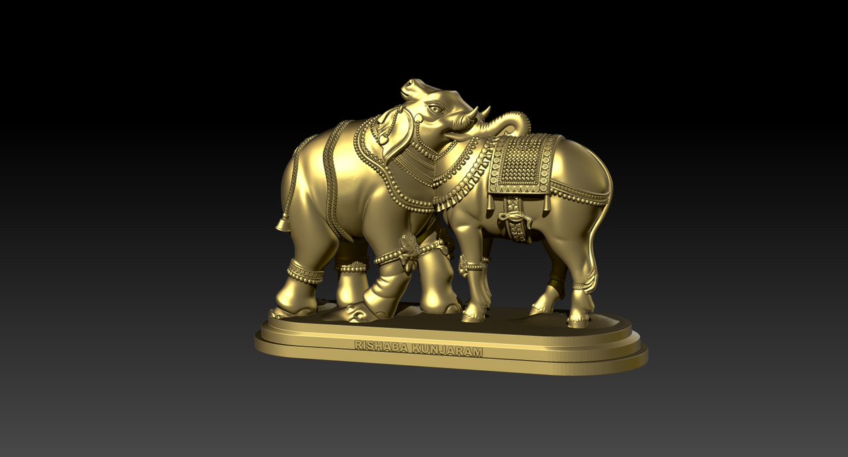 creativeminds3d's tweet photo. Rishaba Kunjaram 🐘

Detailed ornamental elephant sculpture designed for high-resolution 3D printing.
Crafted by CreativeMinds3D

📍 Kolkata
📞 Call / WhatsApp: +91 94771 34166

#3DPrinting #3DArt #ElephantSculpture #CreativeMinds3D https://t.co/LRFqCO2Op6