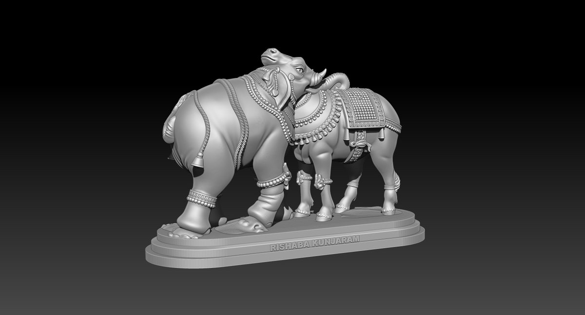 creativeminds3d's tweet photo. Rishaba Kunjaram 🐘

Detailed ornamental elephant sculpture designed for high-resolution 3D printing.
Crafted by CreativeMinds3D

📍 Kolkata
📞 Call / WhatsApp: +91 94771 34166

#3DPrinting #3DArt #ElephantSculpture #CreativeMinds3D https://t.co/LRFqCO2Op6