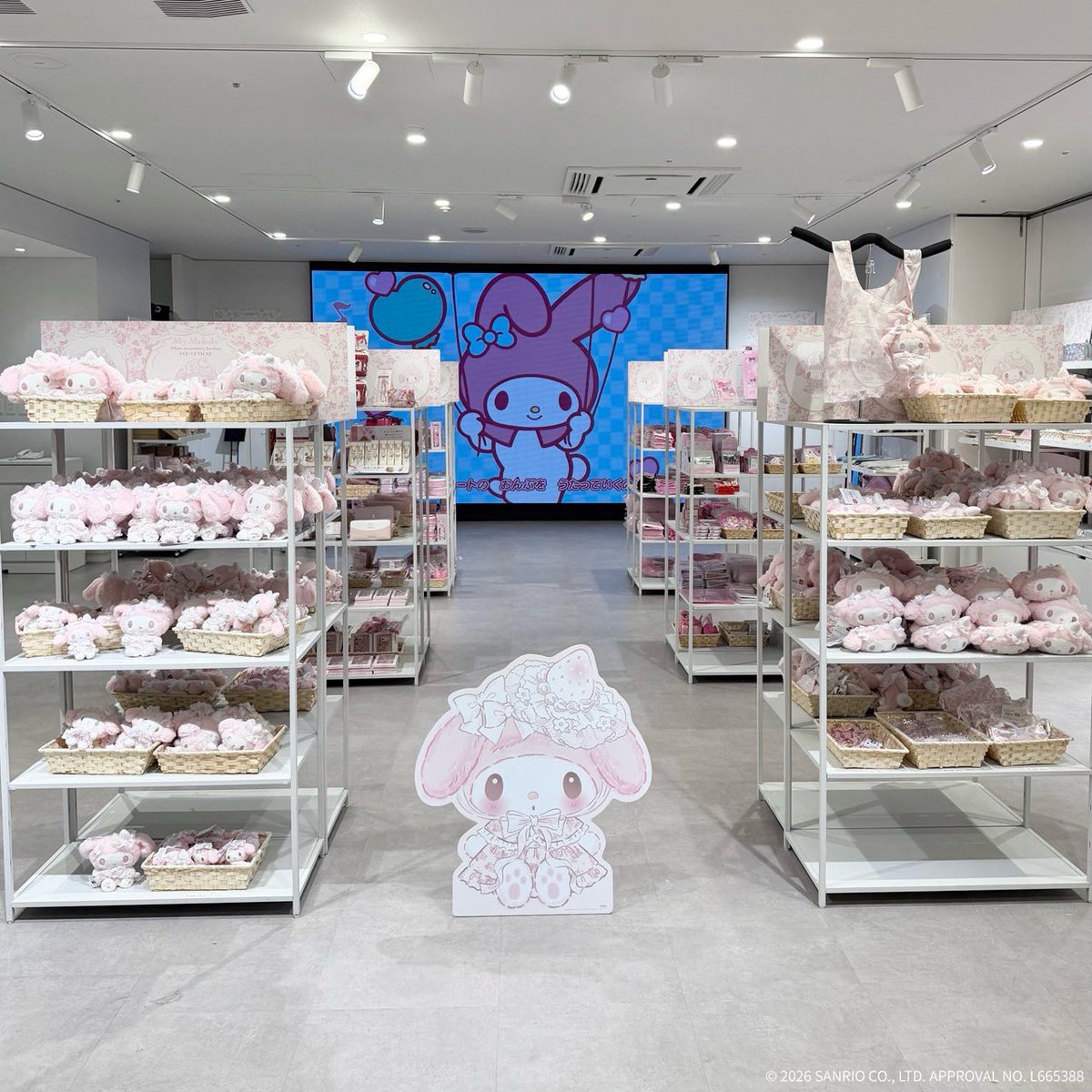 🍓🫖マイメロディ 白いちごのティータイム POPｰUP STORE OPEN🍓🫖𓈒𓏸