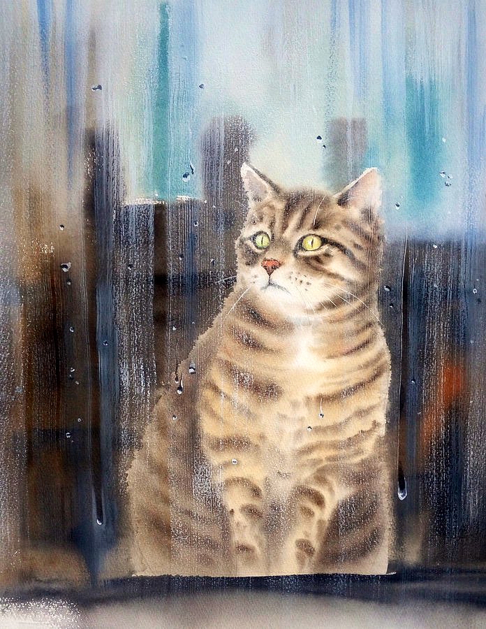 GeneralCattis's tweet image. Today was the human's birthday. It stormed all day and things didn't go as planned, but the human says it's okay--we'll celebrate on #StPattysDay. Our goodnight hugs go out to everyone who's feeling sad or whose week isn't going as planned...💗
(Art by Olga Belyaeva)