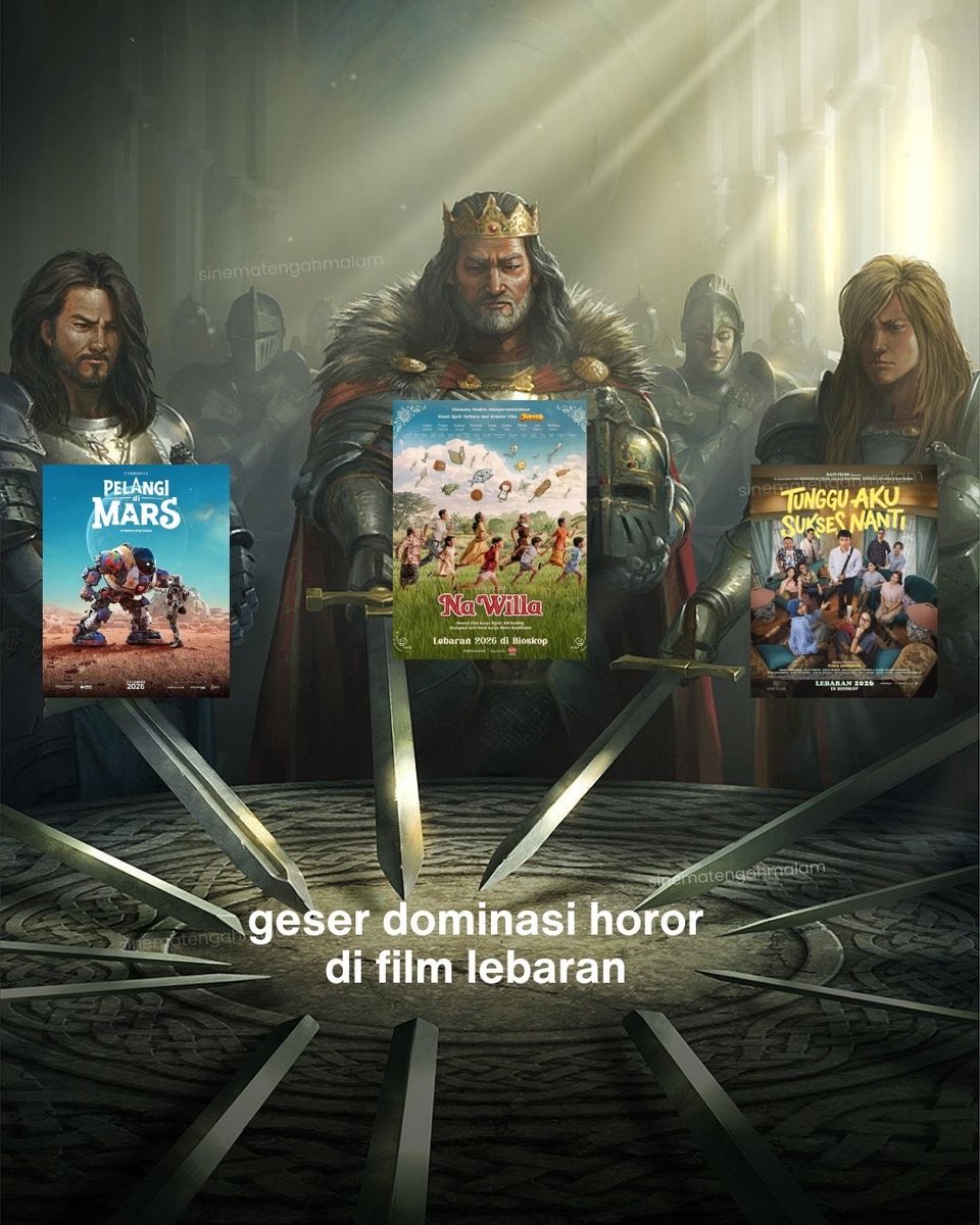 Film lebaran tahun ini banyak banget!! Berasa pemilu nih 😮‍💨