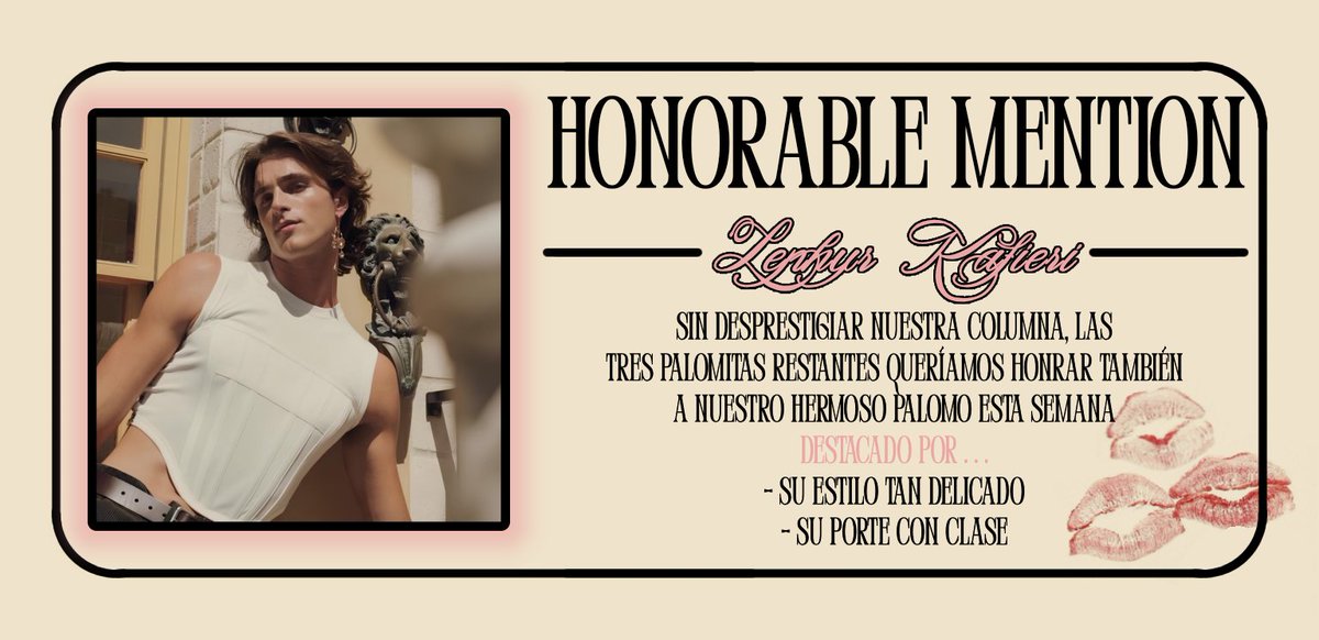 ᅠᅠ
ᅠᅠAdicionalmente, las tres representantes femeninas del consejo no quieren perder la oportunidad de reconocer el buen gusto que <a href="/OPALYT3/">‍ ‍ ‍ ‍‍ ‍‍ ִֶָ 𝒛𝒆𝒑𝒉𝒚𝒓.</a> ha demostrado en sus atuendos de estos días, ¡aplausos también para nuestra querida palomita!
ᅠᅠ