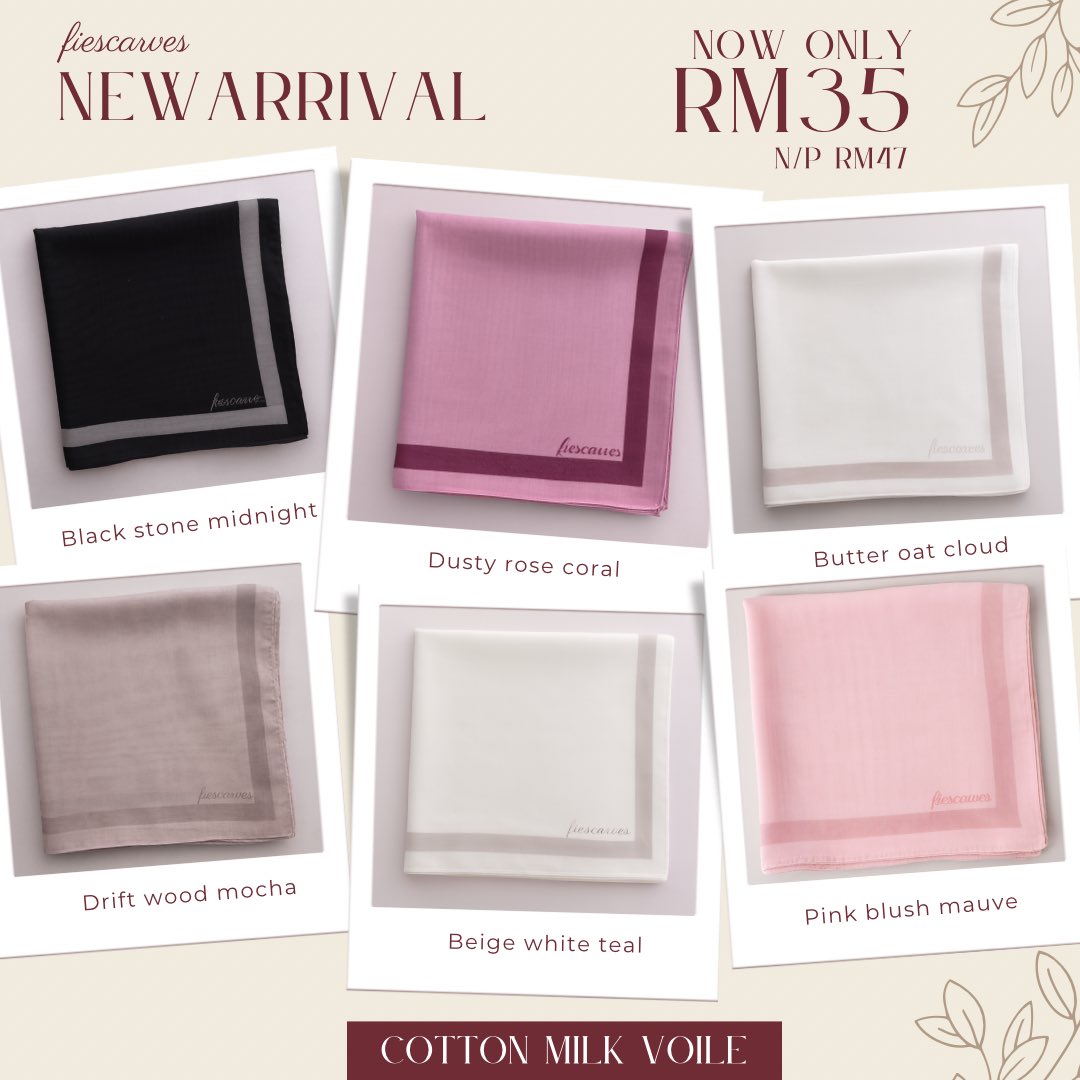 FiqaNatsu's tweet photo. Hi besties, little guide for you guys 🧡

Kadang bukan baju je buat look nampak cantik.tudung yg betul pun boleh terus upgrade whole outfit ✨
Dgn Fiescarves, korang boleh pilih shades yg match dengan warna baju.Just pick the shade yang paling ngam dgn outfit you.Harga promo RM35 https://t.co/9npcTUr6F8