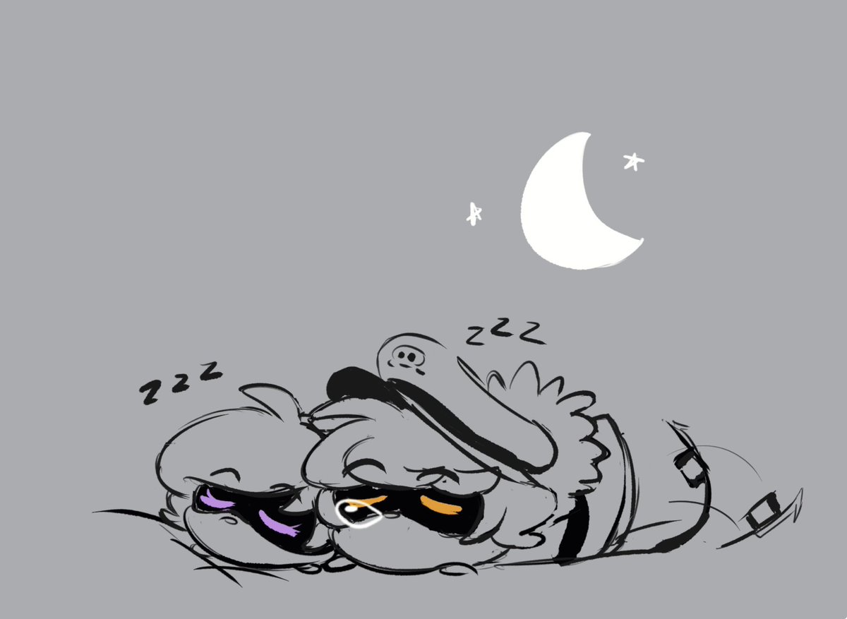 Midnight doodle.

Sleepy Tsum!Nuzi

#murderdrones #nuzi