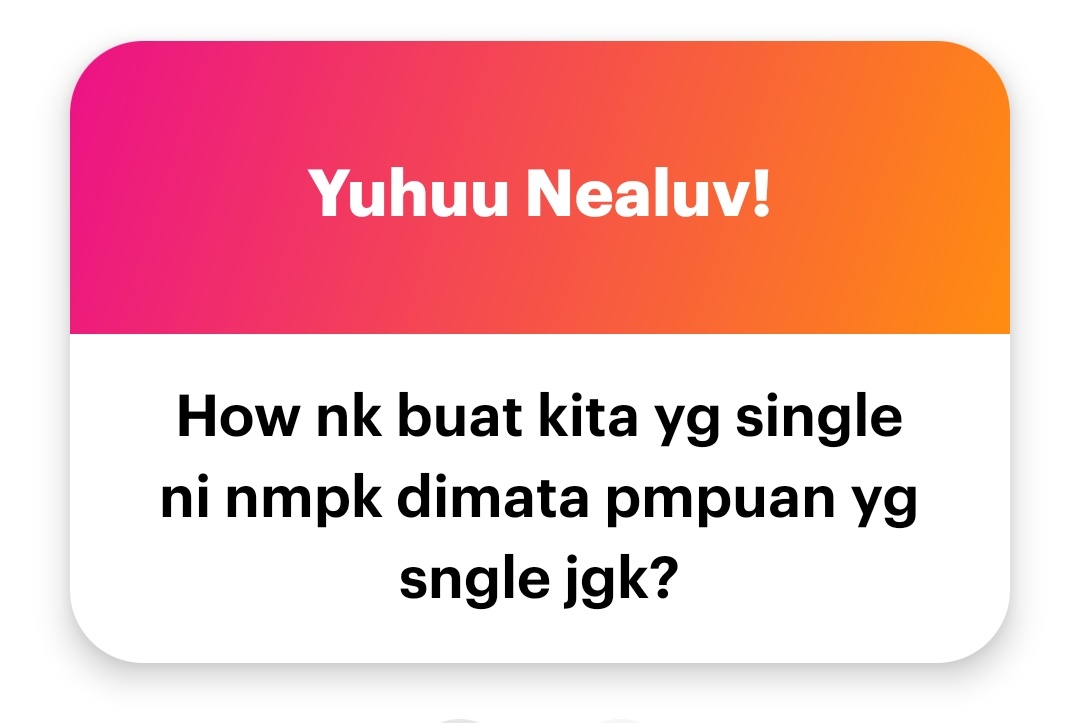 Muka bersih, baju kemas, rambut rapi, wangi, badan fit, practice senyum depan cermin. Confident utk selfie muka.
Tp girls skrg tgk kereta dulu. Buat utk diri u dulu ok, bkn utk girls. 
1st smile utk u dr Nea 😊