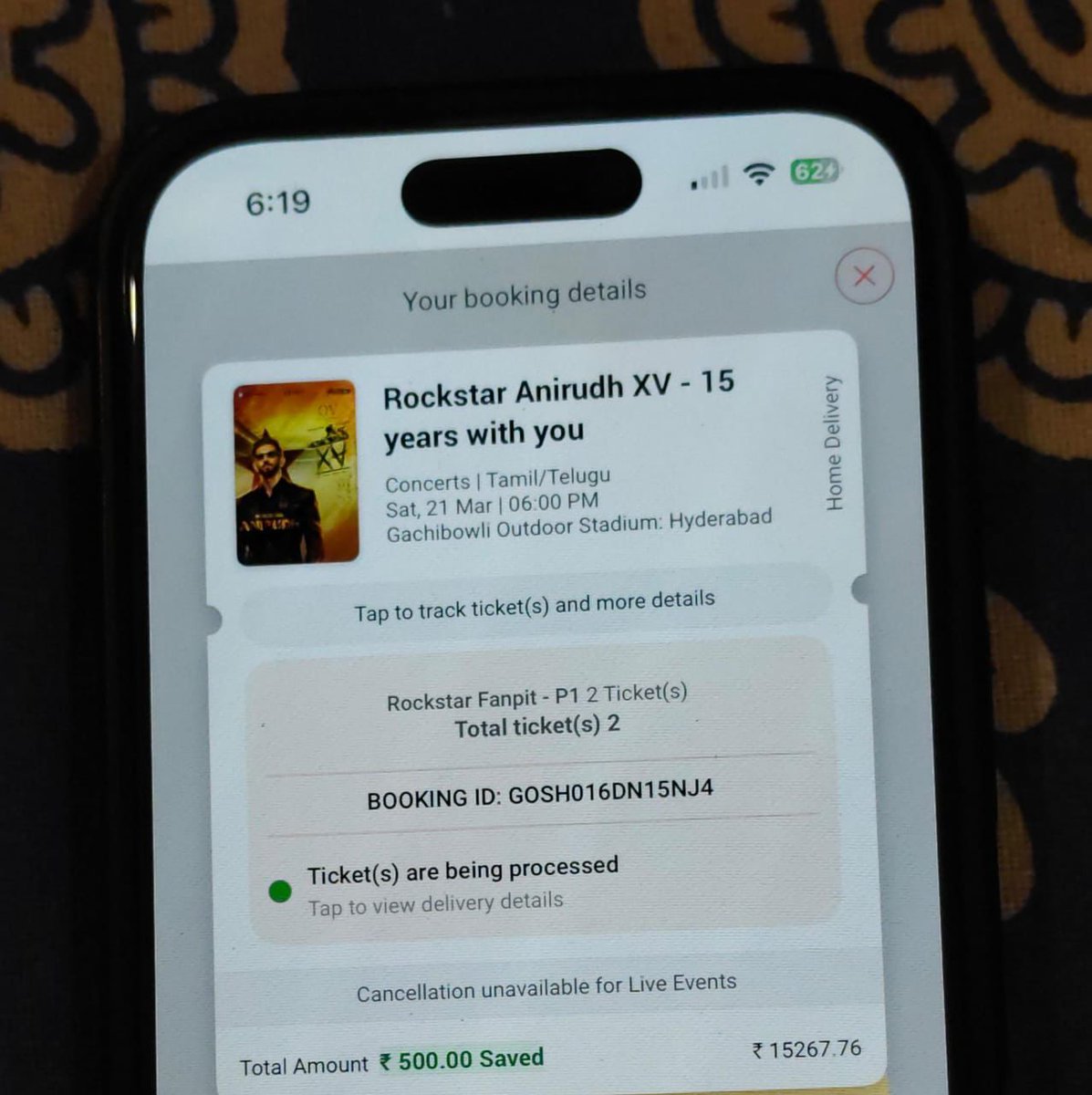 PawanChiyaan02's tweet photo. BMS price ke isthanu anyone want plz dm me

Rt For more visibility 🙏

#Anirudh #ConcertTickets https://t.co/LozIG9Gj4F