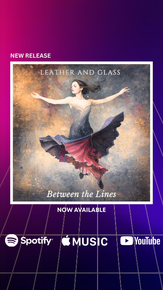 bronwynjohnson's tweet photo. Leather and Glass is my cinematic pop project, transforming decades of poetry about depression, achievement pressure, and finding love again.
Artist: Leather and Glass (AKA AI) Album name: "Between the lines".
Spotify: https://t.co/JZDo6PppQo
YouTube: https://t.co/a6oFPLCCdg https://t.co/aEfdsklmWa