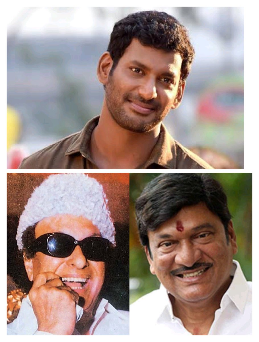 నటుడు #Vishal సీనియర్ నటుడు రాజేంద్ర ప్రసాద్ చేసిన వ్యాఖ్యలపై స్పందిస్తూ ట్వీట్ చేశారు.

లెజెండరీ నటుడు #MGR గురించి తక్కువగా మాట్లాడటం సరైంది కాదని పేర్కొన్న ఆయన, మరో లెజెండరీ నటుడు కాంతారావు గారిని ప్రశంసించడం మంచి విషయమే అయినా, అదే సమయంలో MGR గారిని అవమానించేలా మాట్లాడటం ప్రజల