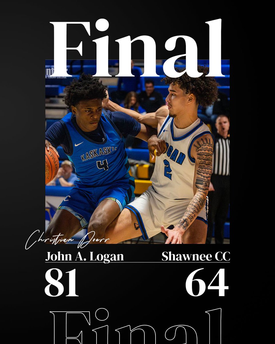 LoganVolsBBall's tweet photo. 🔵⚪️FINAL⚪️🔵
VOLS win against Shawnee CC 81-64 in the semifinals of the Region 24 Tournament!

VOLS advances to the Championship game this Friday, March 13 2026 at 7PM against Vincennes University!
#TheLoganWay🔵⚪️ https://t.co/swVA07RI4c