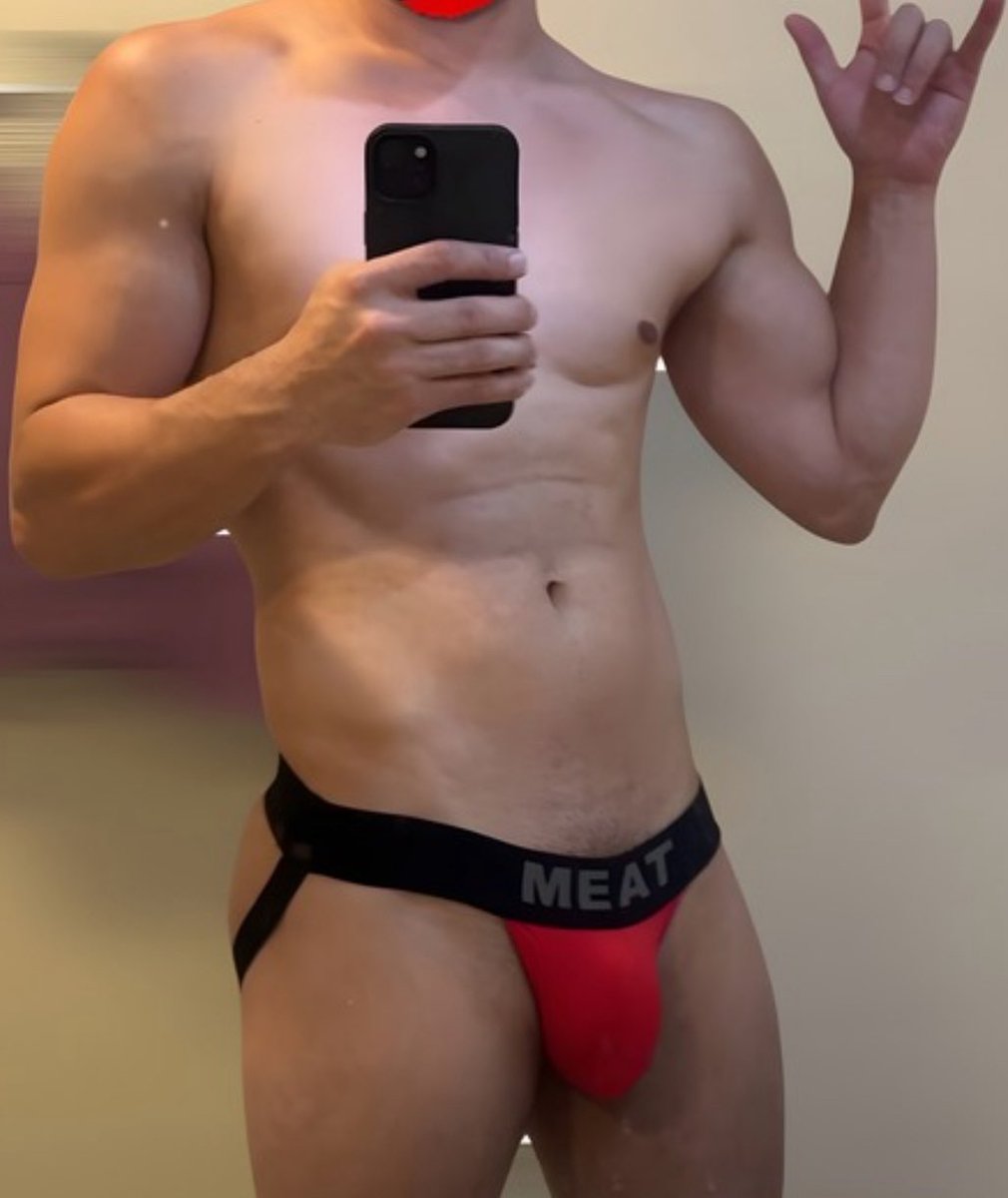 ryanriverax's tweet photo. Check out my new @burlybeastjocks what yall think? #gaylatino #nakedfitness #mlmtwt #gayjock #jockstrap https://t.co/ocmhC50bq7