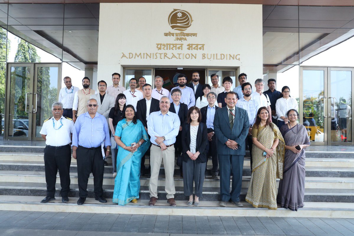 जवाहरलाल नेहरू पत्तन प्राधिकरण (JNPA) tweet media