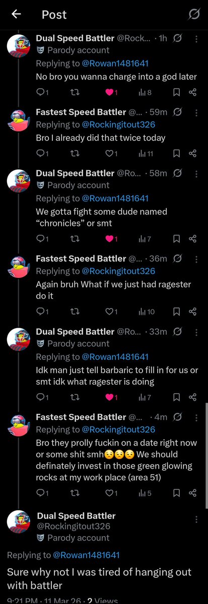 Fastest Speed Battler tweet media