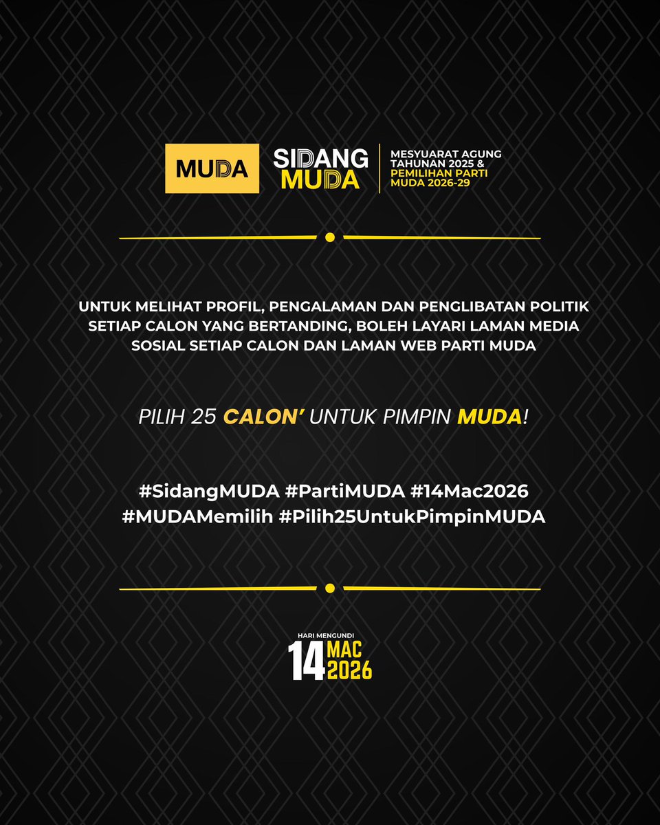 Parti MUDA tweet media