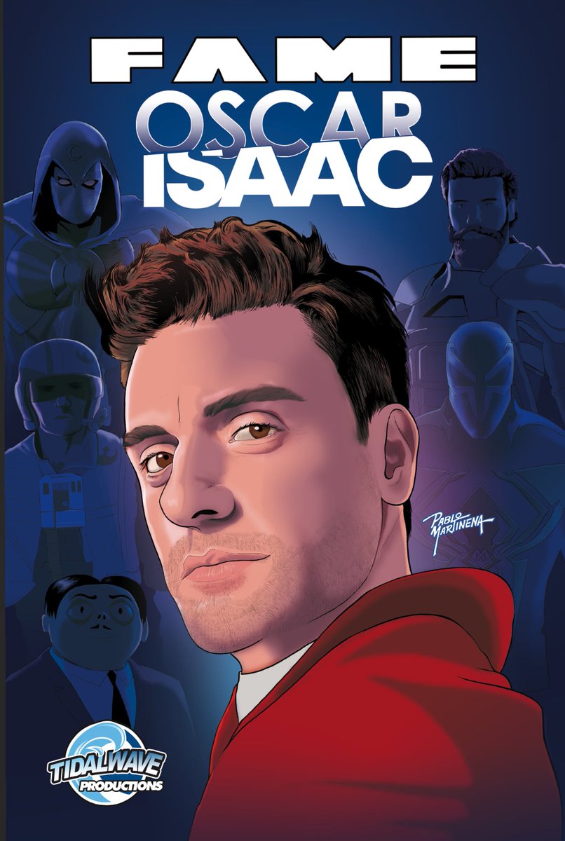PabloMartinena's tweet photo. FAME: Oscar Isaac 

Tidalwave Comics explora la vida y carrera del aclamado y destacado actor. 

Guión: Darren G. Davis 
Interior: Ramon Salas 
Cover: Pablo Martinena 

Link Amazon: 
https://t.co/kXS6JGQfp1 https://t.co/2KO3u53bal