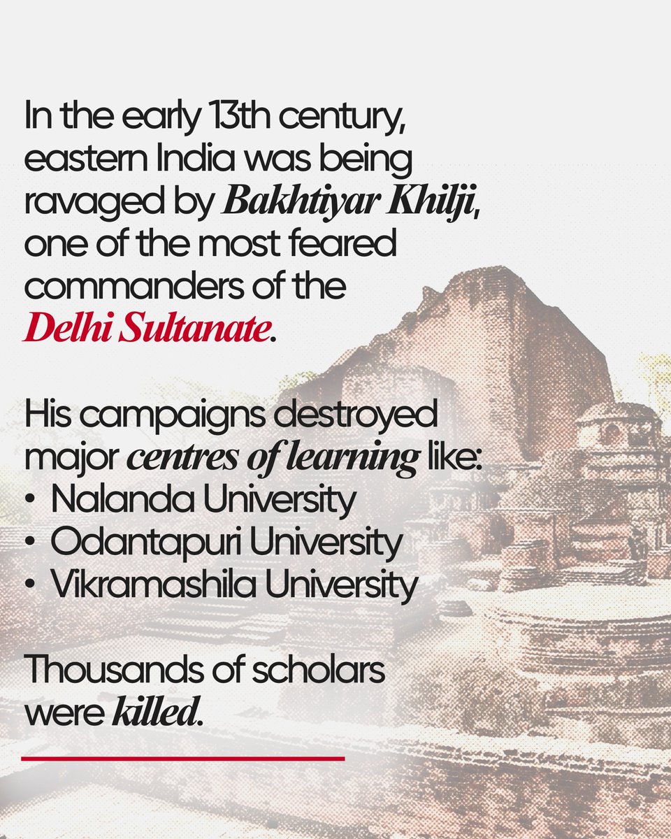 himantabiswa's tweet photo. When India was burning under Sultanate rule, a brave son of Assam brought an end to Bakhtiyar Khilji.

For years left-liberal academics suppressed his story. Now we have dedicated Northeast India’s longest flyover to Maharaja Prithu, the last sword of the East! https://t.co/oPNC25oeII