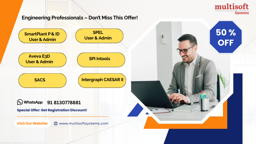 Multisoftsys's tweet image. Special Offer on Engineering Software Training!

🔥 Limited-Time Offer – Enroll Now!
Whatsapp-wa.me/+918130778881
Enroll -multisoftsystems.com

#SPITraining #CAESARII #SPPID #PipeStressAnalysis #PlantDesign #InstrumentationEngineering #EngineeringTraining #MultisoftSystems