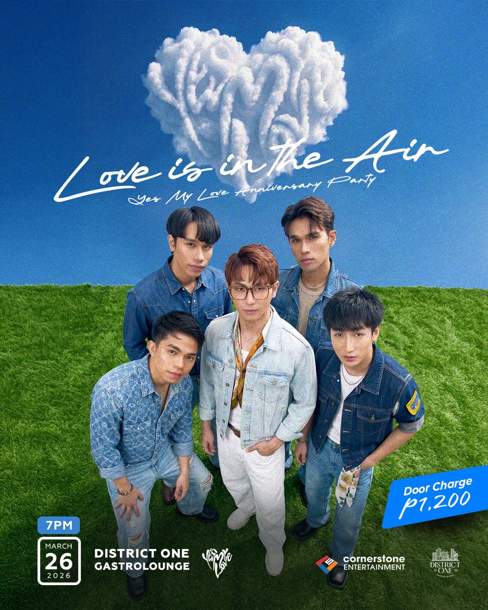 Something special is happening❤️‍🔥

Love is in the air 143. Join us as we celebrate our anniversary gathering on March 26, 7PM at District One

Entrance Fee: ₱1,200 per person (payable at the venue)

Mark your calendars. We can’t wait to celebrate with all of you!

#143YesMyLove