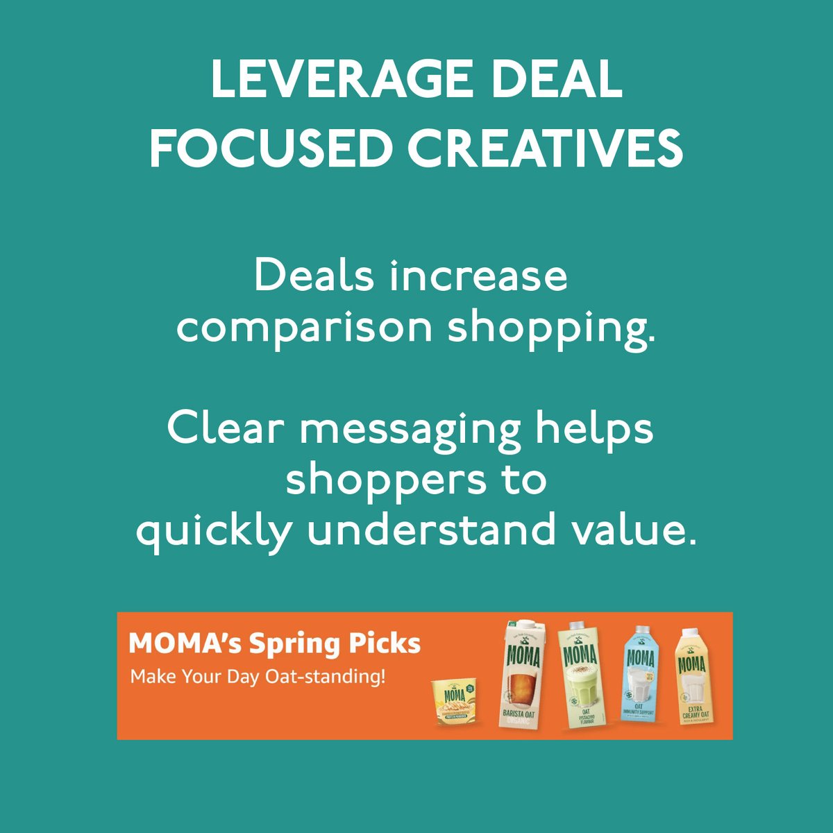 17VerdeLtd's tweet photo. 🛑 Are you wasting your Amazon deals?

Deals create opportunity on Amazon.

But without the right advertising strategy behind them, brands risk missing the real value.
#AmazonAds #AmazonDeals #EcommerceStrategy #17VERDE https://t.co/SEa44Tsj9P