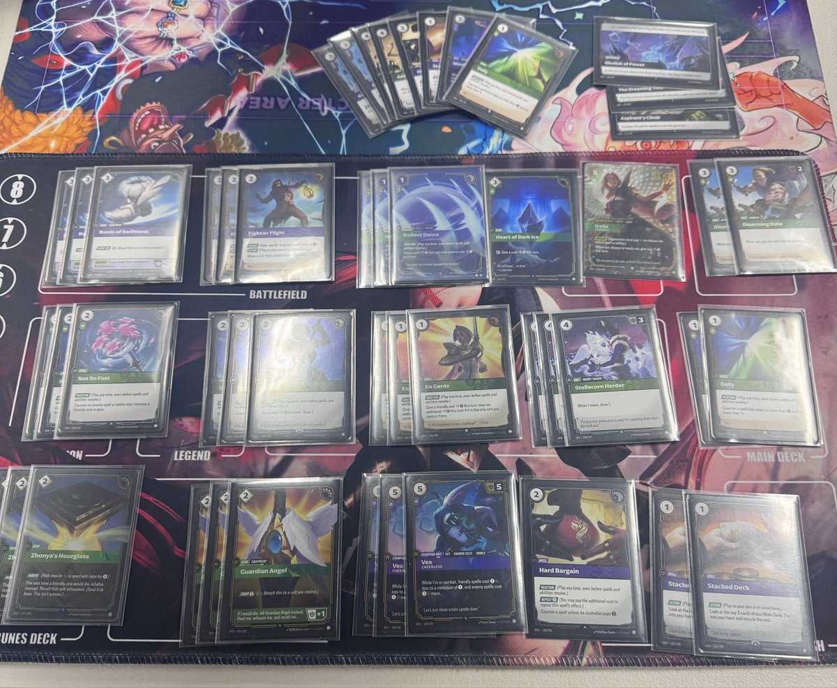 WindsIncarnate's tweet photo. 16 Nexus Night at Hidden Collectibles, Chapman Orange

Top decks 
1st - Master Yi 
2nd - Jax 
3rd - Irelia

Legends Most Represented: 
3 Irelia
2 Jax 
1 Master Yi 
1 Ezreal
1 Ahri
1 Draven 
1 Annie 
1 Azir 
5 Unknown
#riftbound #tcg #LeagueofLegends #nexusnight #BetterNerfIrelia https://t.co/ikQPEBPm4q