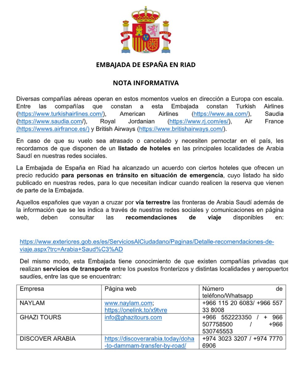 EmbEspaña en A.Saudí tweet media