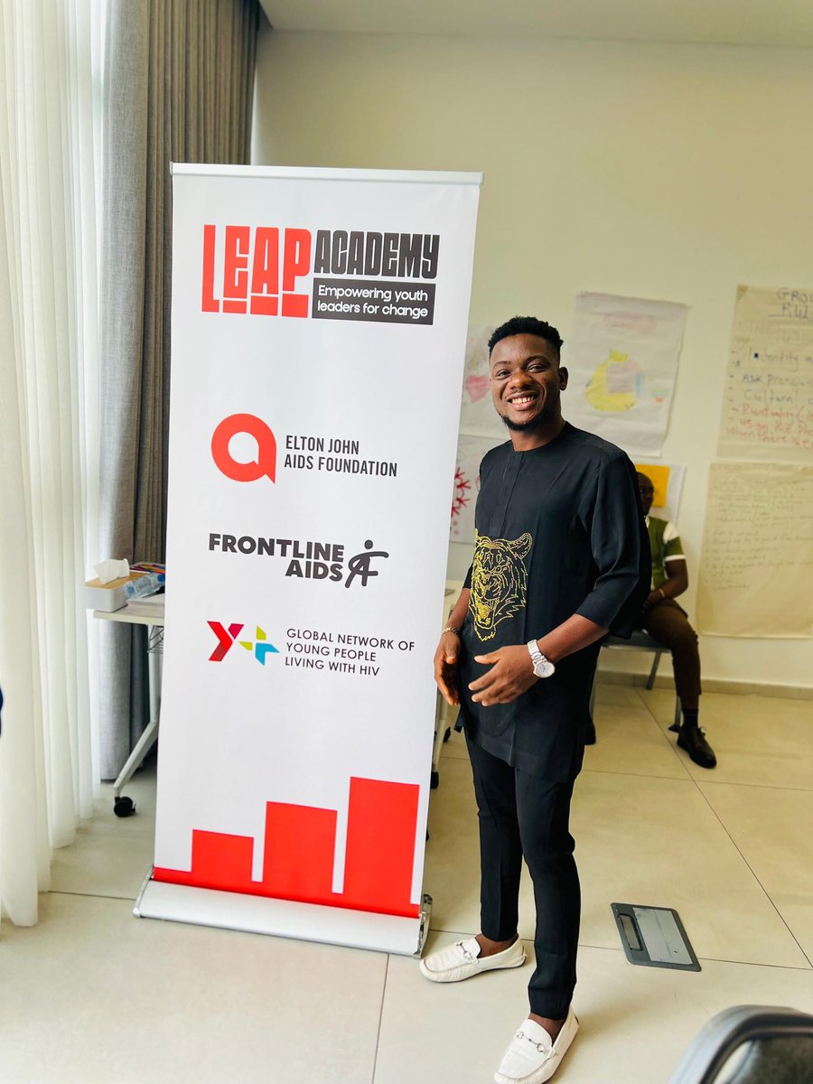 happiest_ones's tweet photo. We’re thrilled to announce that our very own Chidera has been selected as a participant in the LEAP Academy Program by Y+ Global! This 18-month leadership and advocacy initiative, in partnership with Frontline AIDS and supported by the Elton John AIDS Foundation. https://t.co/TccwvwA6Y7