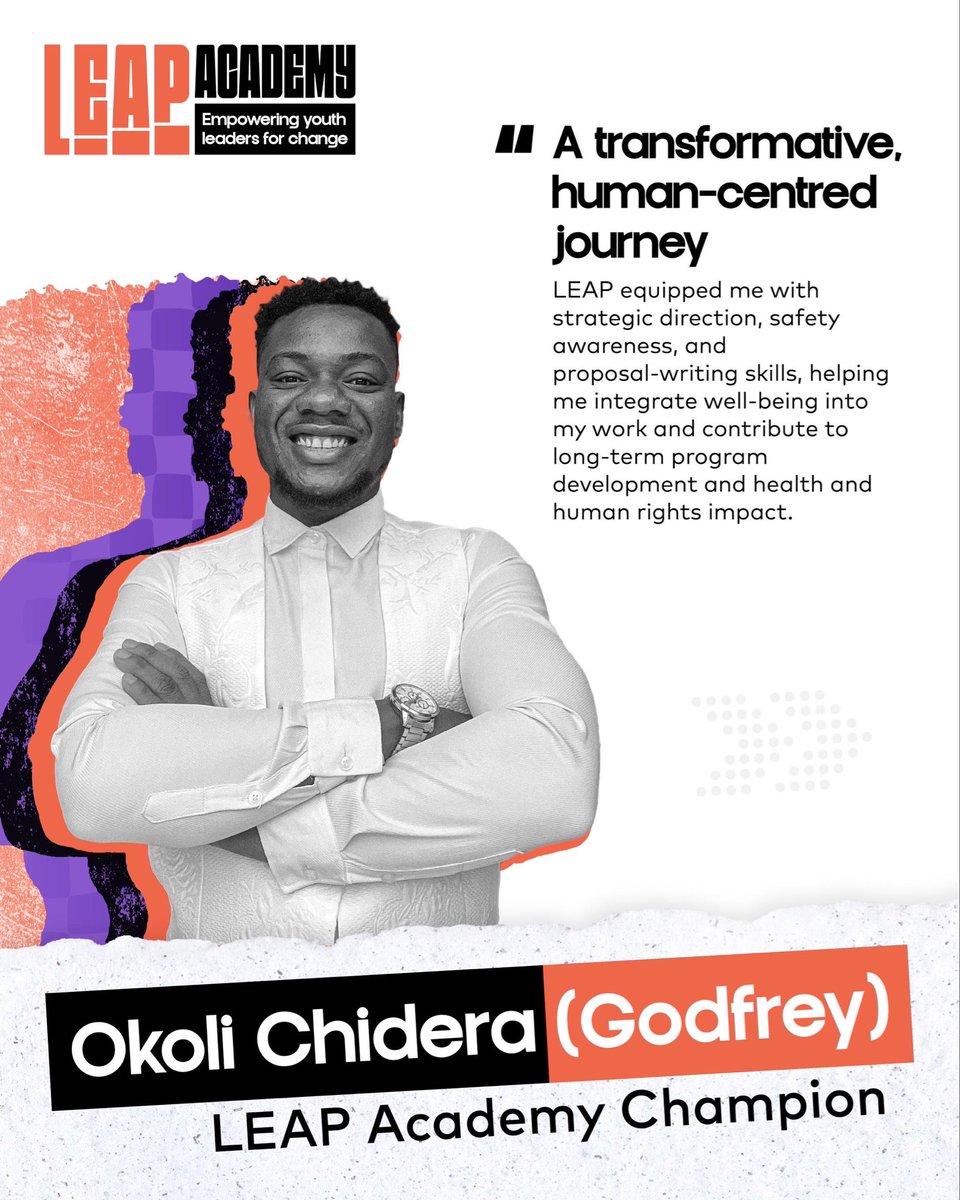 happiest_ones's tweet photo. We’re thrilled to announce that our very own Chidera has been selected as a participant in the LEAP Academy Program by Y+ Global! This 18-month leadership and advocacy initiative, in partnership with Frontline AIDS and supported by the Elton John AIDS Foundation. https://t.co/TccwvwA6Y7