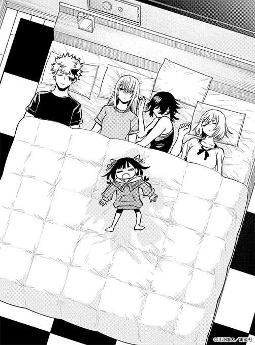 【#第6支部活動日記】
学郎は女性陣と一緒に寝ることも多い。
学郎のベッドに潜り込んだキャシー曰く「支部では3番目くらいに寝心地がいい」らしい。
#鵺の陰陽師 
