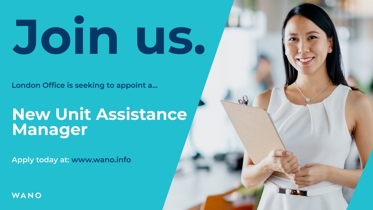 WANOComms's tweet image. 🚨 Closing Monday! 📅 Exciting Opportunity! New Unit Assistance (NUA) Manager. 🌟 #WANO #London Office 🌍 is seeking an experienced nuclear #professional to join our Technical Support team as an NUA #Manager. 🚀

This high-impact strategic role 🤝 will support the safe and