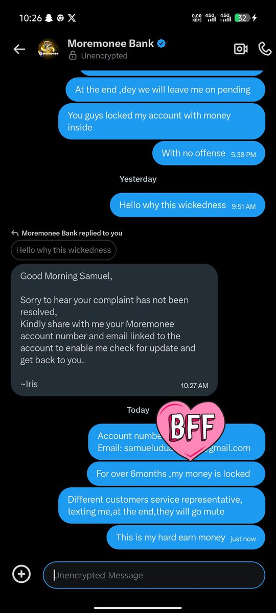 Annasmith____'s tweet photo. @MoremoneeBank This is the worst App so ever, customer service zero, they can't handle your issues if anything sub oh, them go block ur account with money inside ,as they did to me for months , till now nothing,I have evidence here https://t.co/XLBggHmWEa