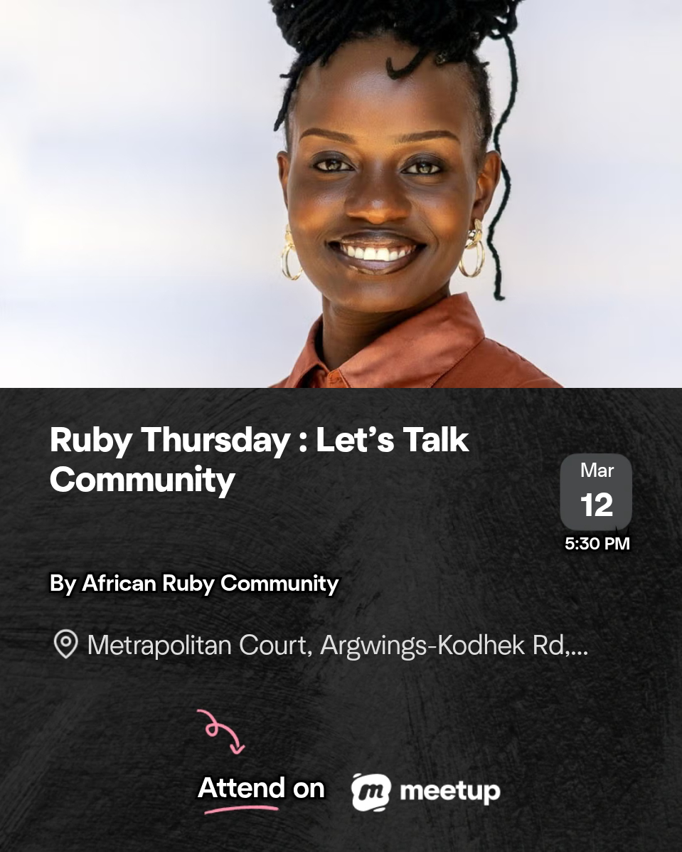 African Ruby Community tweet media