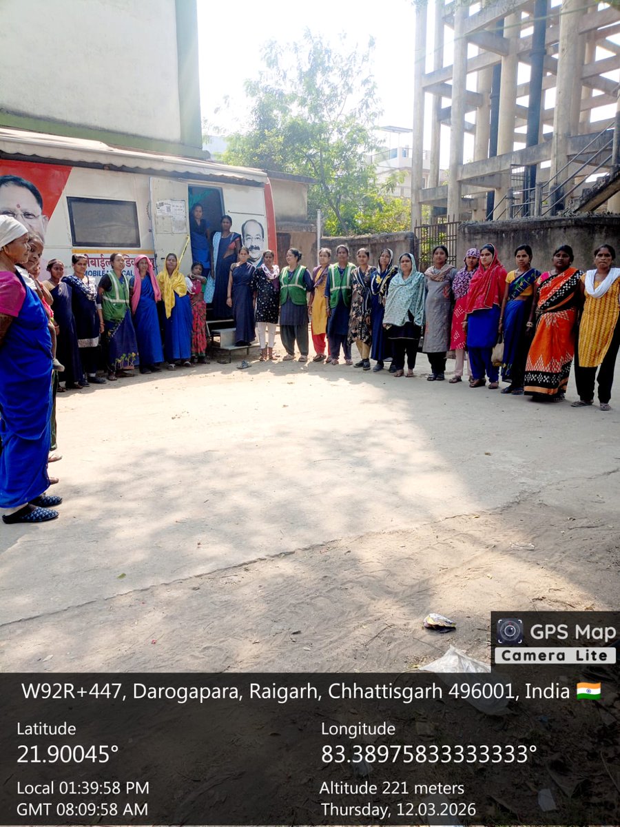 smartraigarh's tweet photo. "Naari Leads Swachhata"अभियान अंतर्गत विशेष *निशुल्क सफाई मित्र सुरक्षा हेल्थ चेकअप शिविर* का आयोजन
 #iwd2026 
#givetogain 
#WomenLedSwachhata
#SwachhAadat
#SwachhBharat
SwachhSurvekshan2025
SwachhChhattisgarh citizenledchange SwachhBharatHaritBharat urbanchhattisgarh https://t.co/v49dURUacS