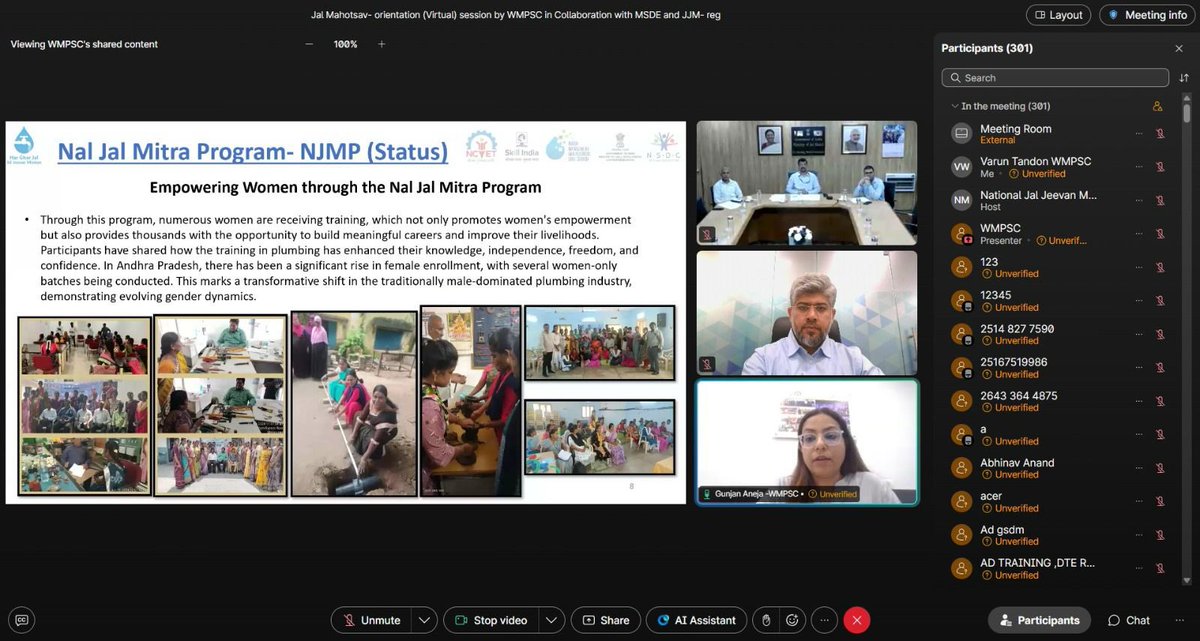 Water Management & Plumbing Skill Council tweet media