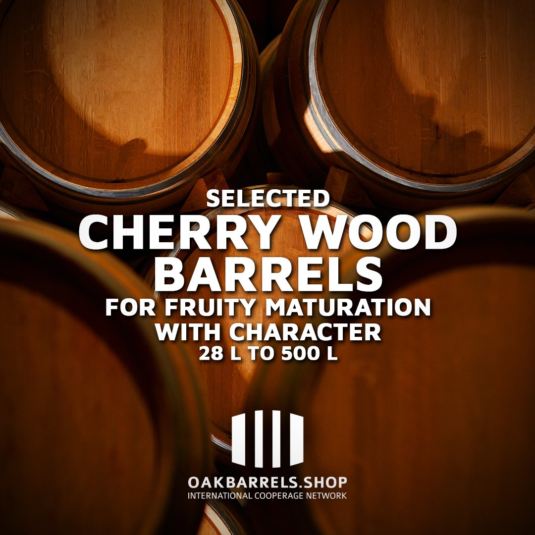 OakbarrelsS's tweet image. 🍒 Selected Cherry Wood Barrels

Add fruity character and subtle sweetness to your spirits, beer, wine or cider. Our cherry wood barrels offer a distinctive maturation profile.

#barrelaging #distilling #brewing #winemaking #cidermaking