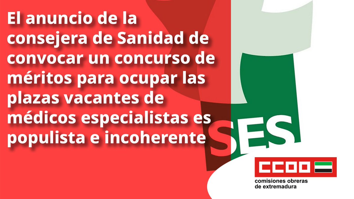 CCOO de Extremadura tweet media