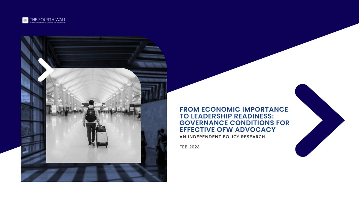 OFWs measure migration governance not by policy alone but by leadership response during crises, evacuations, and emergencies abroad, a new study says. #OFW #MigrationPolicy 

➡️: ourdailynewsonline.com/2026/03/12/ofw…