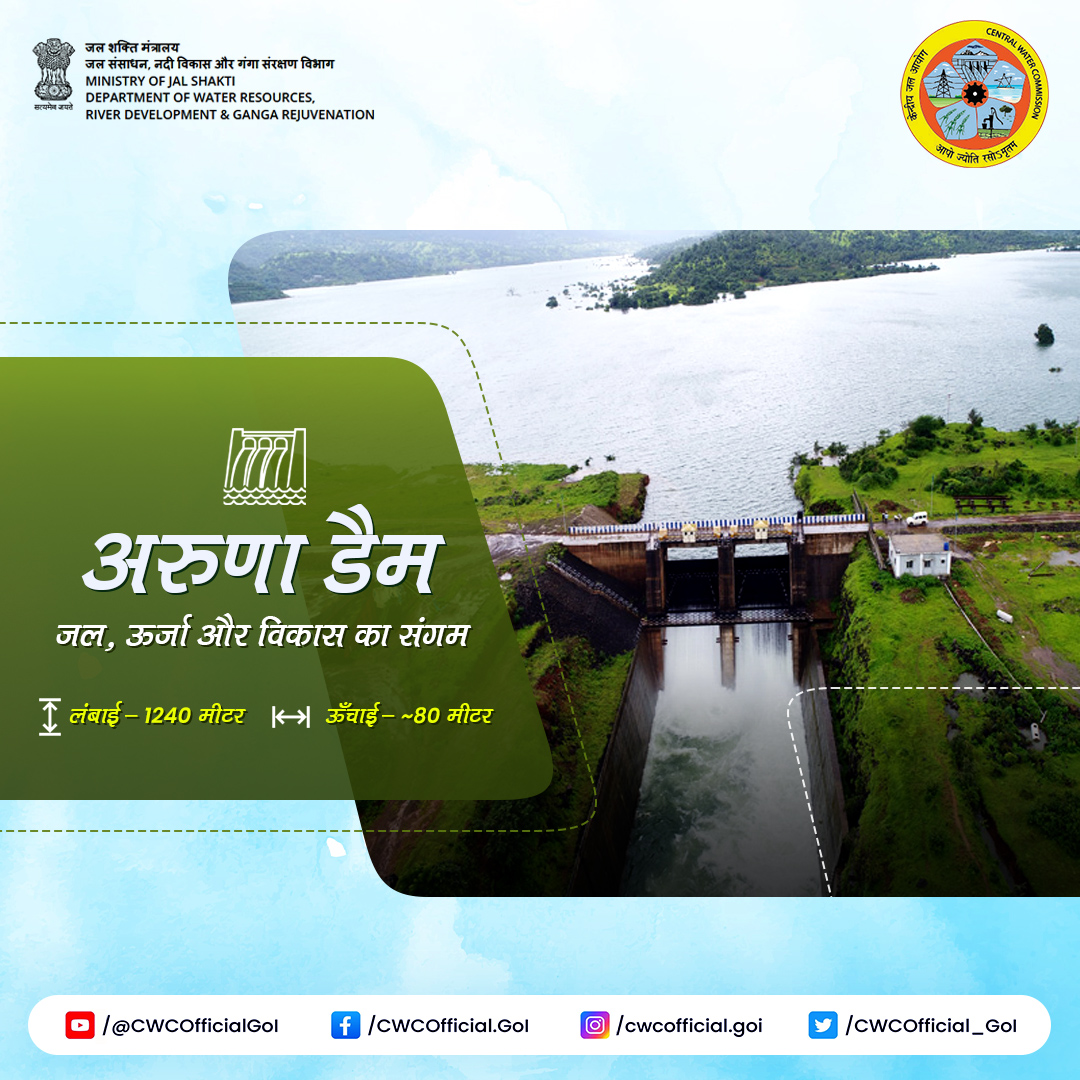 CWCOfficial_GoI's tweet image. केंद्रीय जल आयोग (CWC) भारत सरकार का एक प्रमुख तकनीकी संगठन है, जो देश में जल संसाधनों के विकास, प्रबंधन, बाढ़ नियंत्रण और जल परियोजनाओं की निगरानी में महत्वपूर्ण भूमिका निभाता है।

#CentralWaterCommission #CWC #WaterResources #JalShakti #WaterManagement #FloodControl