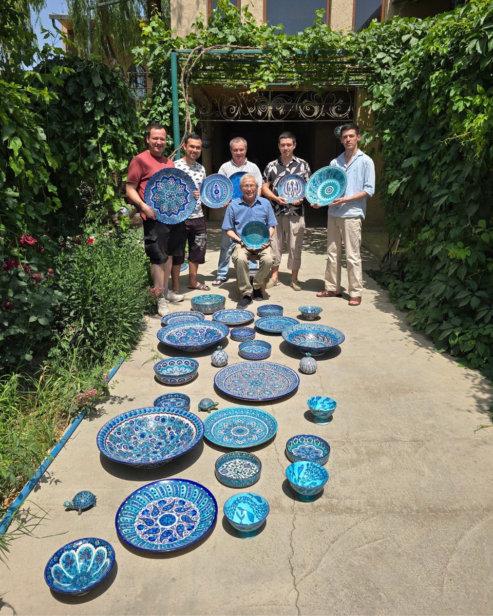 docatours's tweet photo. Watch the film “Secrets of Rishtan Ceramics | Workshop of Rustam Usmanov” and discover the traditional art of ceramics from Rishtan in the Fergana Valley.
▶️ Full video: https://t.co/CgOY5SfPcv
#RishtanCeramics #UzbekCeramics #Uzbekistan #SilkRoad #DocaTours https://t.co/b0Cv6O7QE6