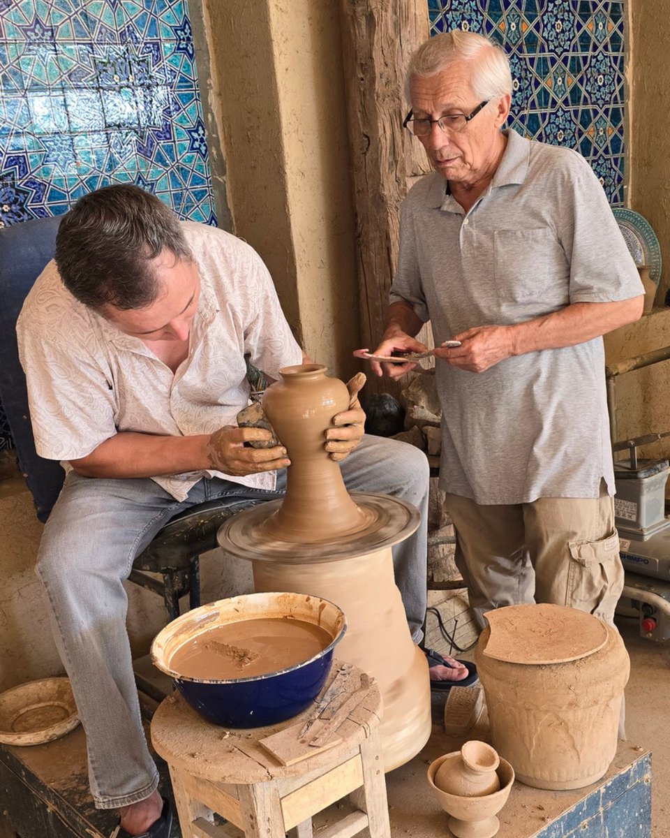 docatours's tweet photo. Watch the film “Secrets of Rishtan Ceramics | Workshop of Rustam Usmanov” and discover the traditional art of ceramics from Rishtan in the Fergana Valley.
▶️ Full video: https://t.co/CgOY5SfPcv
#RishtanCeramics #UzbekCeramics #Uzbekistan #SilkRoad #DocaTours https://t.co/b0Cv6O7QE6
