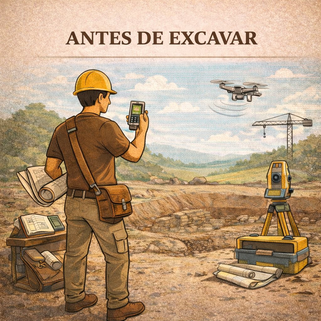 FortesHerves's tweet photo. 🔎 Que ocorre antes de comezar unha escavación arqueolóxica?

Antes de atopar pezas ou restos do pasado existe un traballo fundamental: a investigación previa. https://t.co/bf6BDm36ig